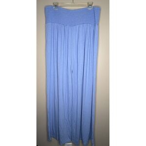 Zenana Wide‎ Leg Smocked Pant Women's 3X NWT